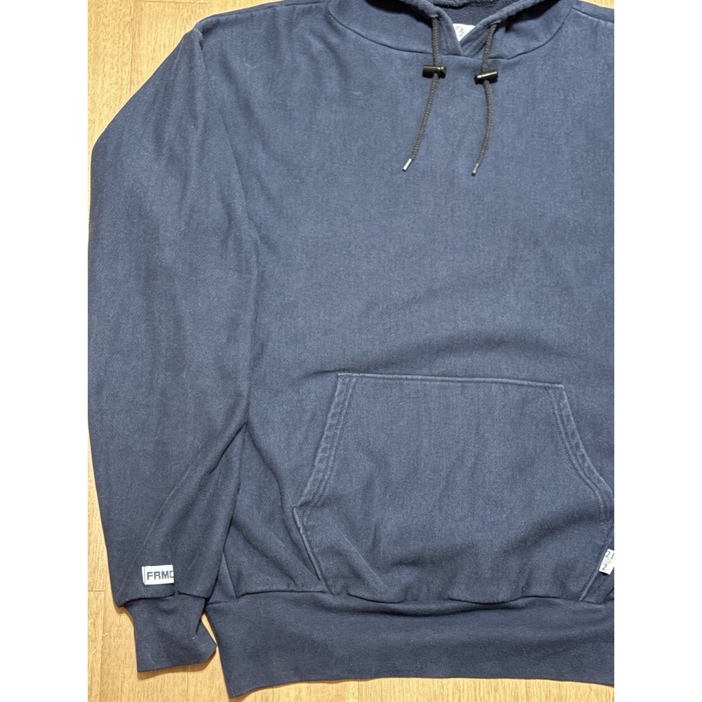 Tyndale Hoodie XLLN Mens Blue Flame Resistant FR Fleece Pullover USA Lineman EUC - Picture 3 of 8